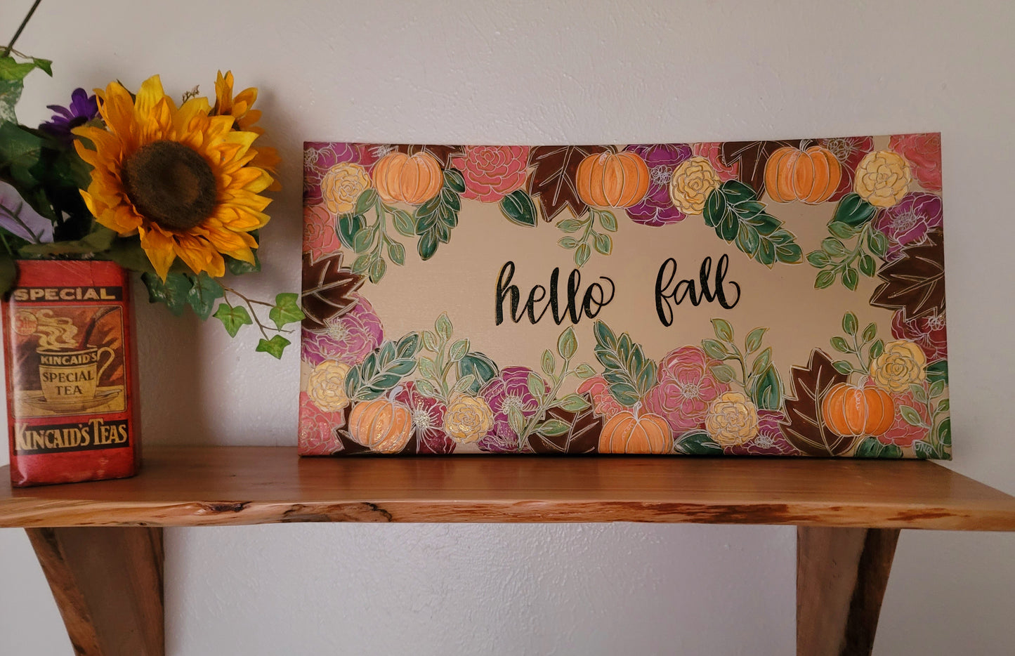 Original #26 - 12" x 24" - hello fall - On Sale!